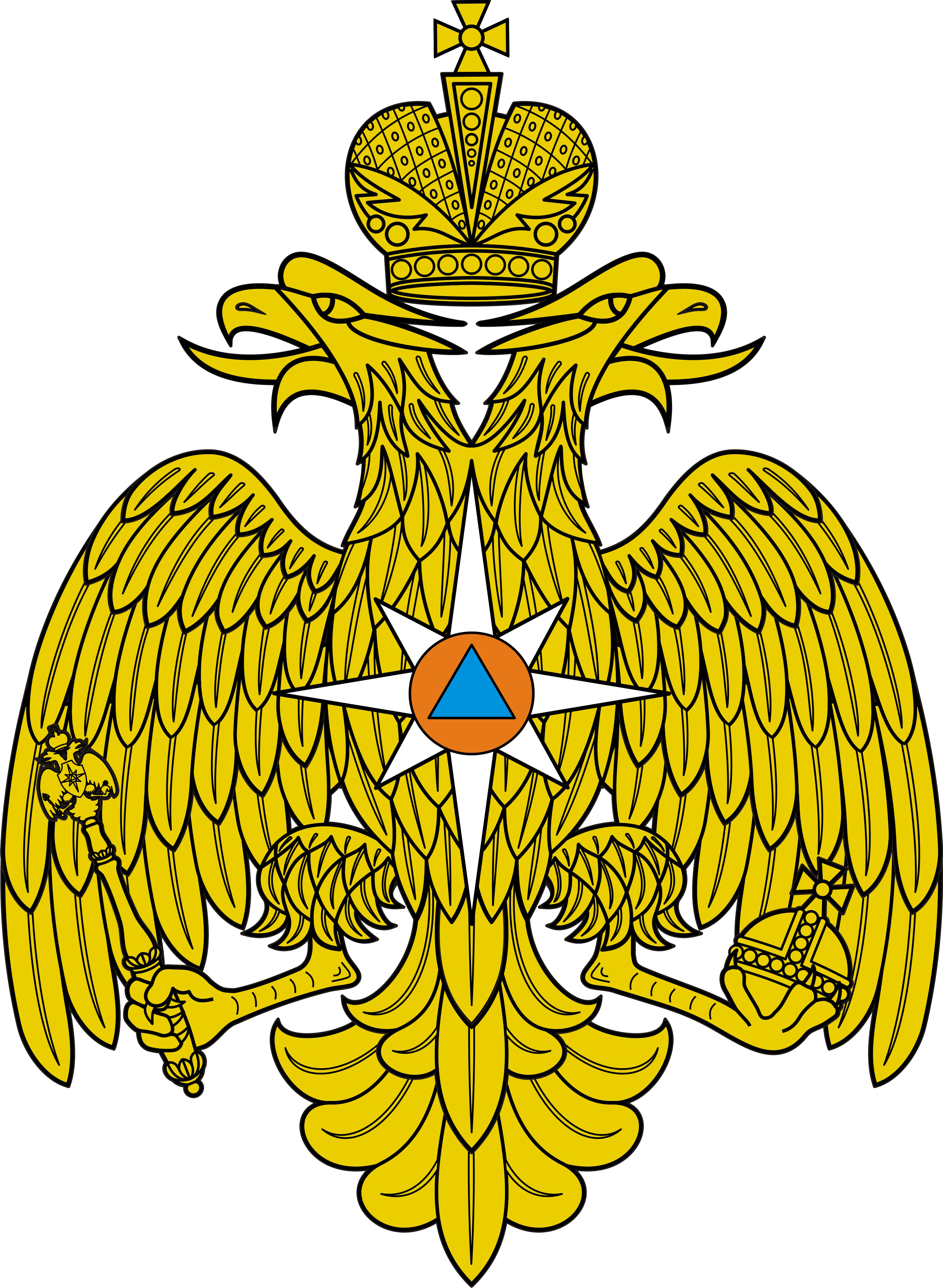 Srednyaya emblema MChS Rossii